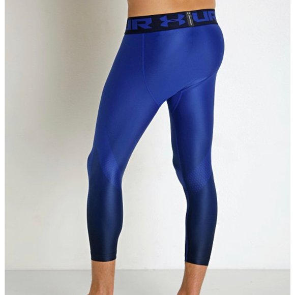 UNDER ARMOUR HEATGEAR COMPRESSION LEGGING ROYAL M - Picture 2 of 4